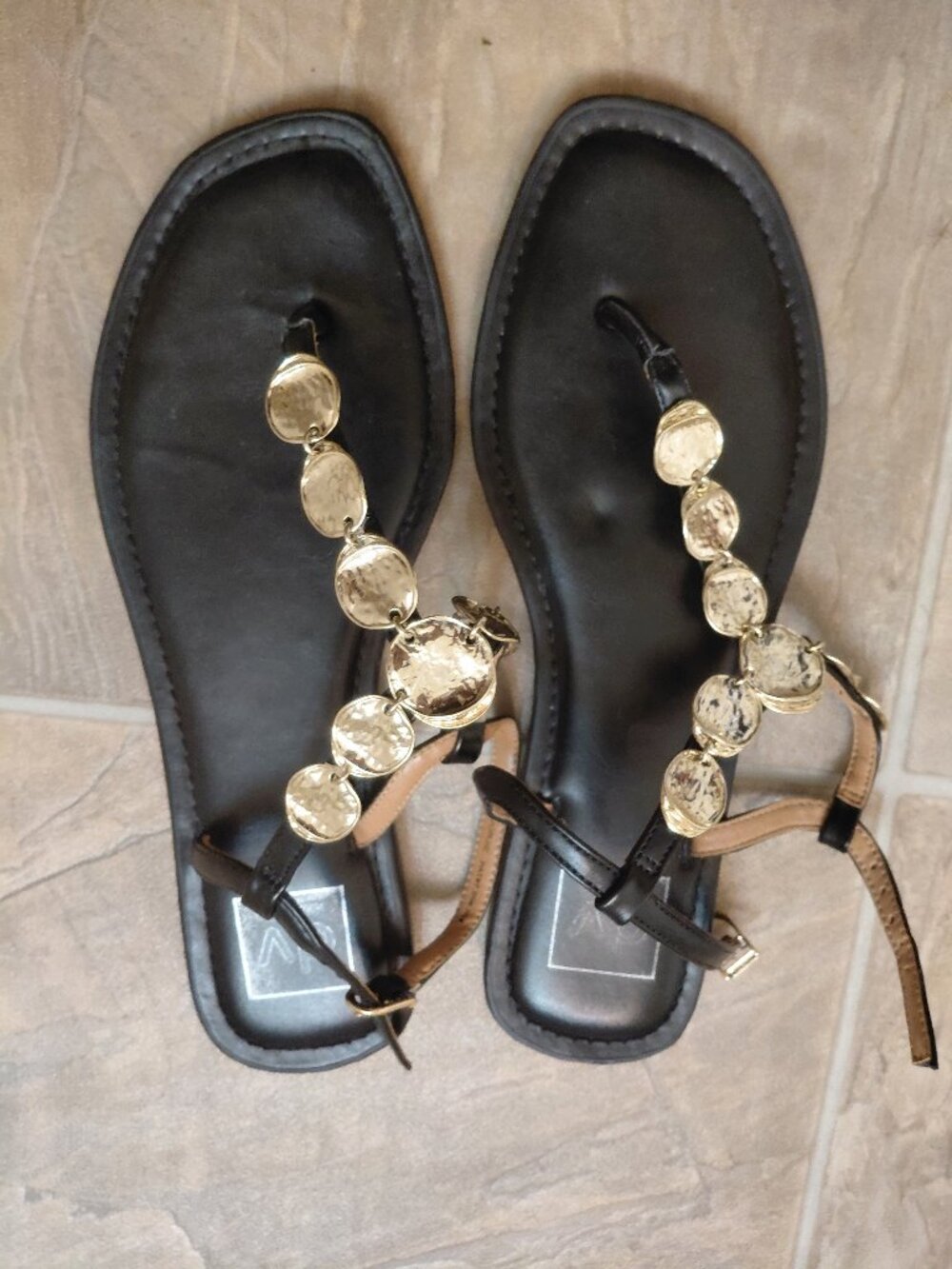 Sandals Black Gold - Picture 2 of 5